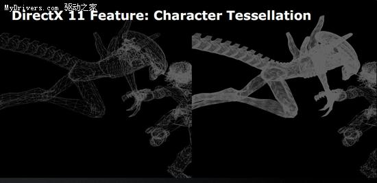 DX11 Tessellation细分曲面技术实际游戏效果对比