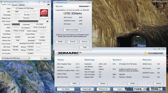 Radeon HD 5750首秀：实物、性能对比测试