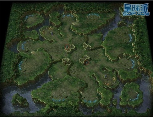 《星际争霸2》地图Lost Temple分析 