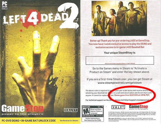 《Left 4 Dead 2》试玩今日上线