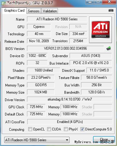 无敌最寂寞 Radeon HD 5970交火性能实测