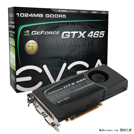NV中高端新军GeForce GTX 465正式发布