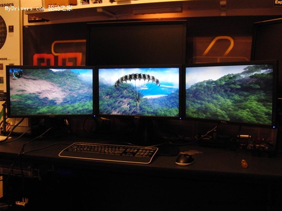 5760×1080的视野：GTX 280 SLI三屏游戏体验