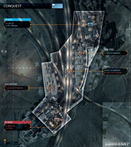 《战地3》多人地图俯视图 _ 游民星空下载基地