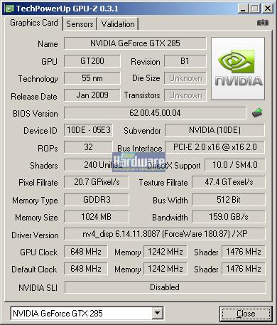 最强单芯显卡：GeForce GTX 285纸面发布