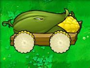 玉米加农炮绘画图片